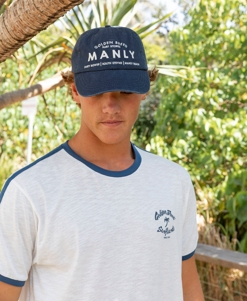 Golden Breed Manly Waikiki Cap | Navy - Baseball Caps