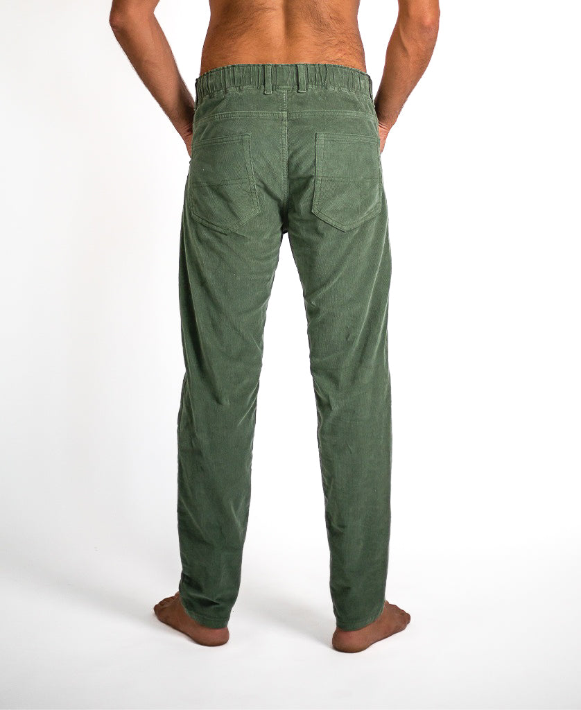 Catch Stretch Cord Pant | Khaki - Golden Breed