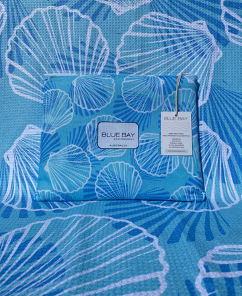 Blue Bay Bluebay Sand-Free Towel | Shell - Beach Towels
