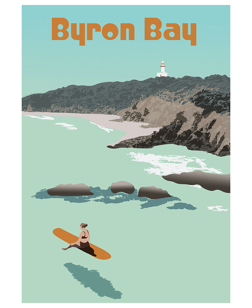 Postcard Byron Light House