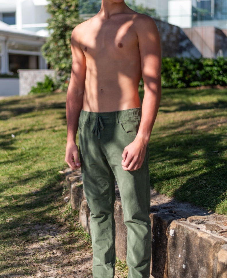Catch Stretch Cord Pant | Khaki