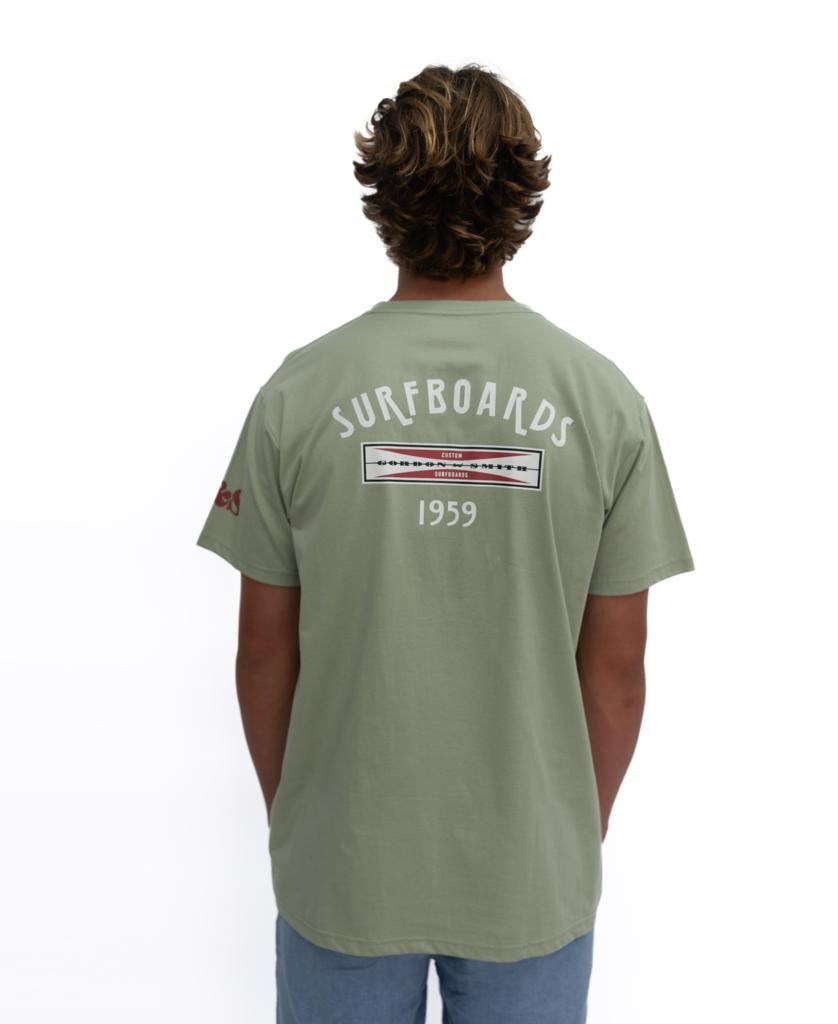 Gordon & Smith G&S Surfboards Tee | Sage - T-Shirts