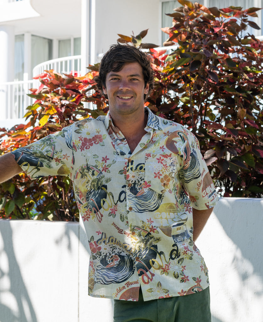 Golden Breed Maui Shirt | Off White - Shirts