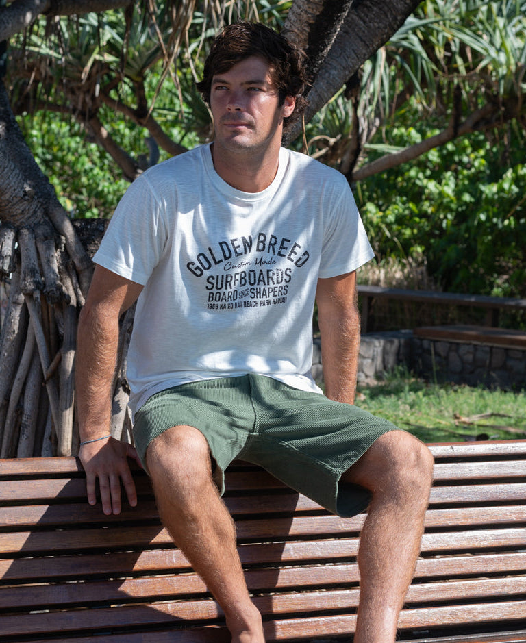 Golden Breed Kai Men's Tee | Off White - T-Shirts