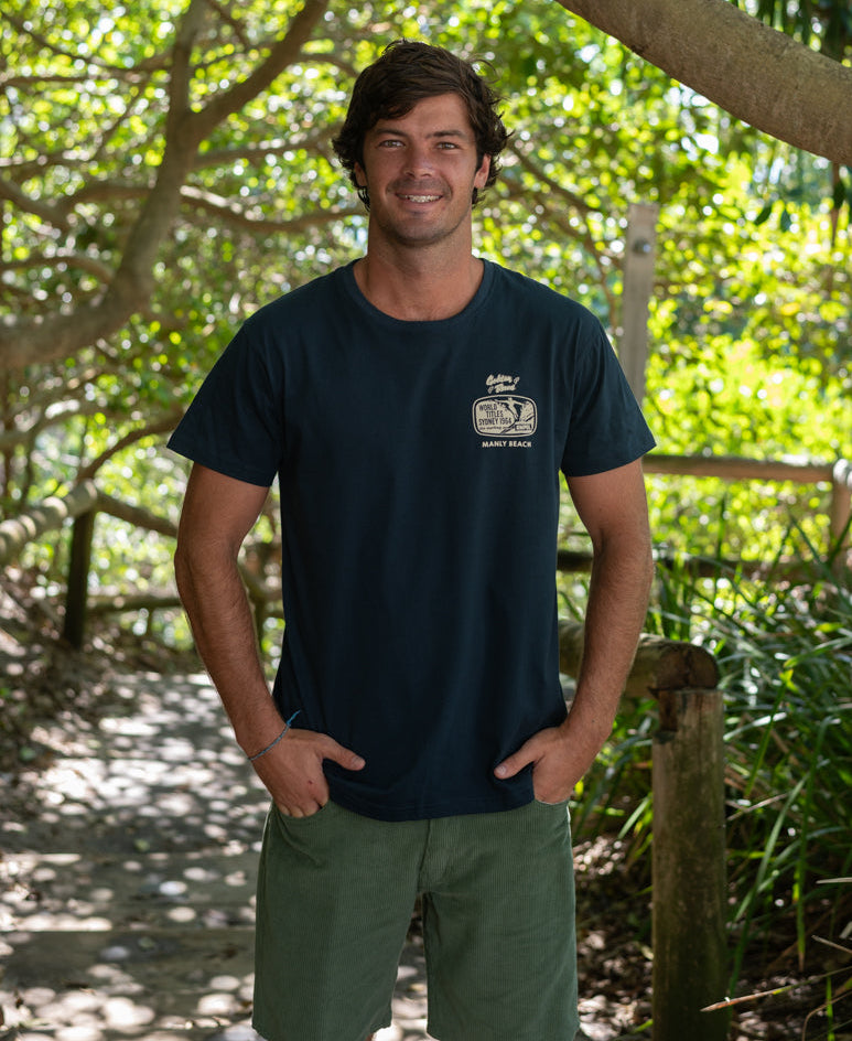 Manly Ampol Tee | Navy