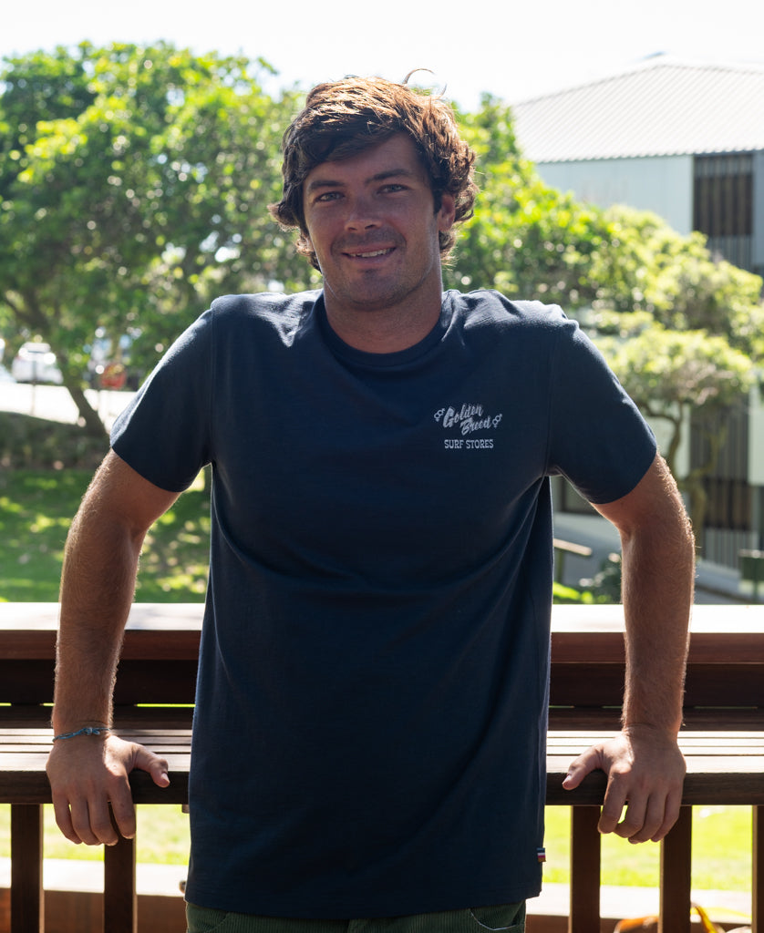 Byron Bay Smurf Tee | Navy