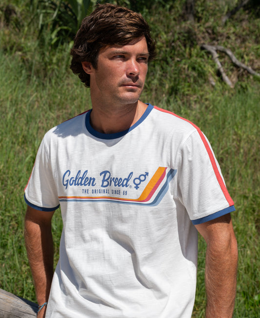 Retro Ringer Tee | Off White