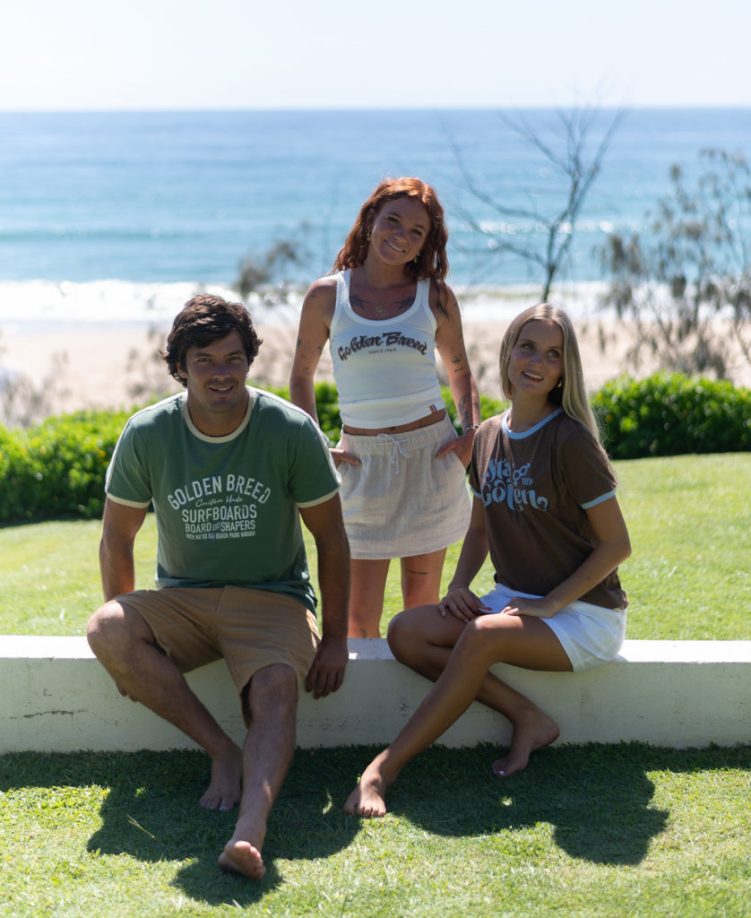 Golden Breed Golden Breed Tank | Espresso / Off White - Tank Tops