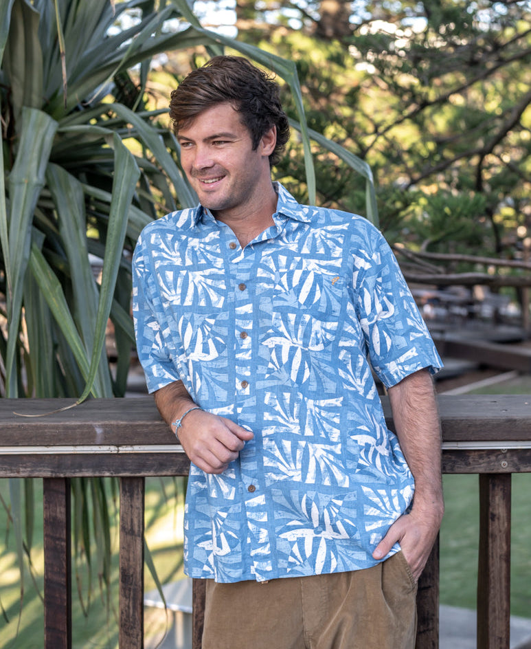 Golden Breed Barbados Shirt | Blue - Shirts