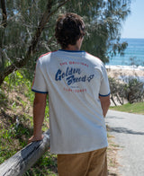 Golden Breed Break Ringer Tee | Off White - T-Shirts