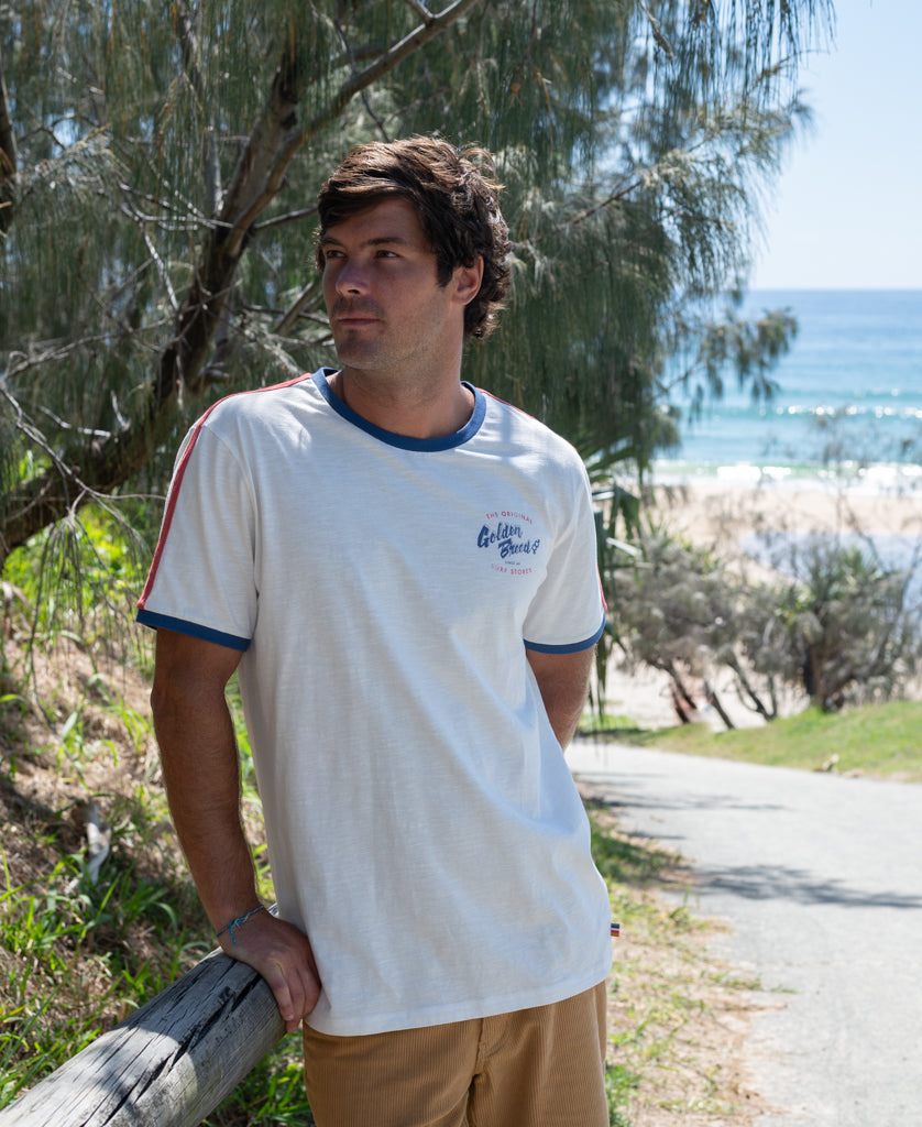 Break Ringer Tee | Off White