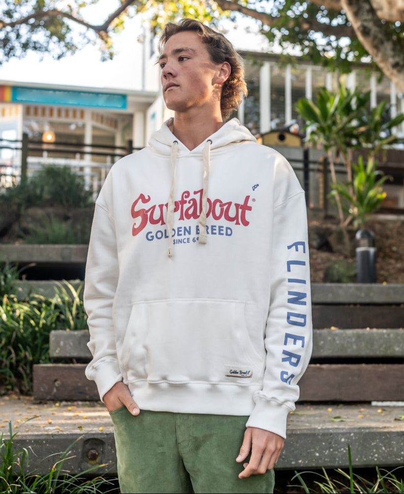 Golden Breed Flinders Surfabout Hoodie | Off White - Hoodies