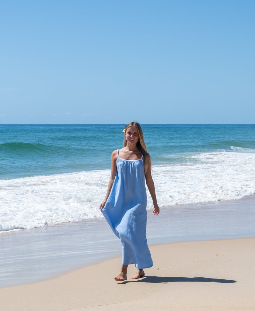 Camilla Maxi | Finch / White