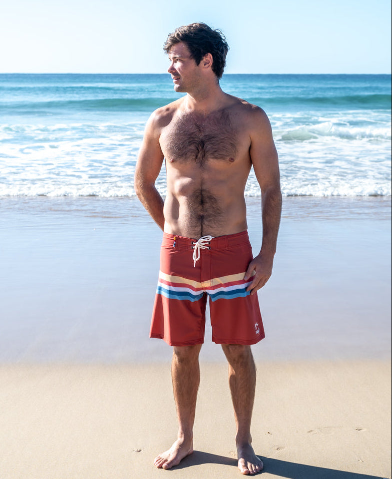 Golden Breed GoJo Boardshort | Wash Red - Boardshorts