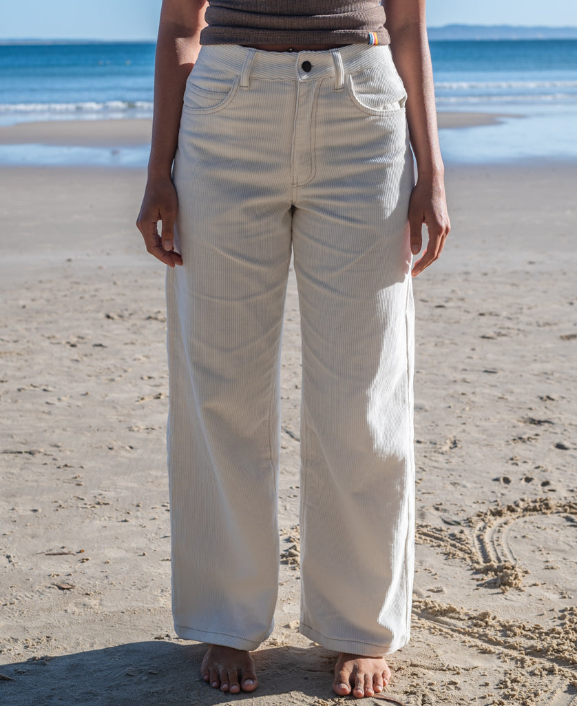 Golden Breed Dakota Cord Pant | Off White - Trousers
