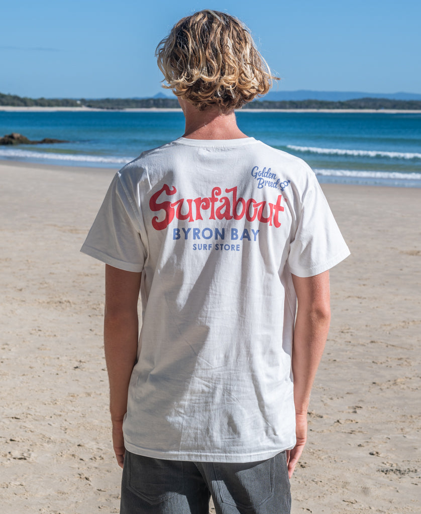 Golden Breed Byron Surfabout Tee | Off White - T-Shirts