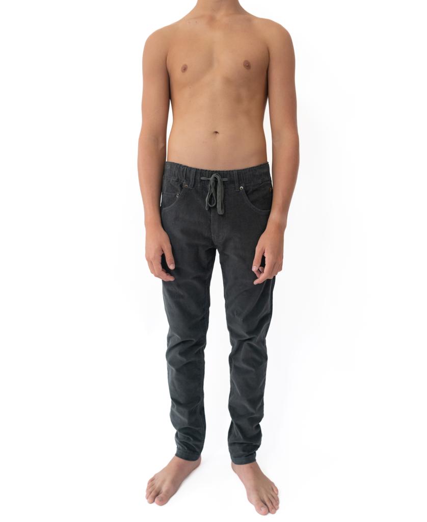 Catch Stretch Cord Pant | Wash Black-Golden Breed