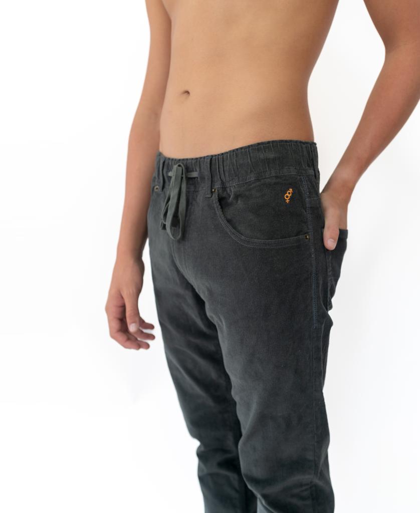 Catch Stretch Cord Pant | Wash Black-Golden Breed