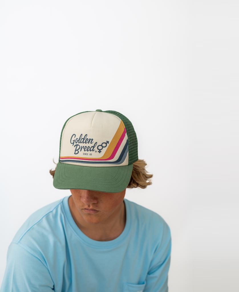 Retro Trucker Cap | Khaki-Golden Breed