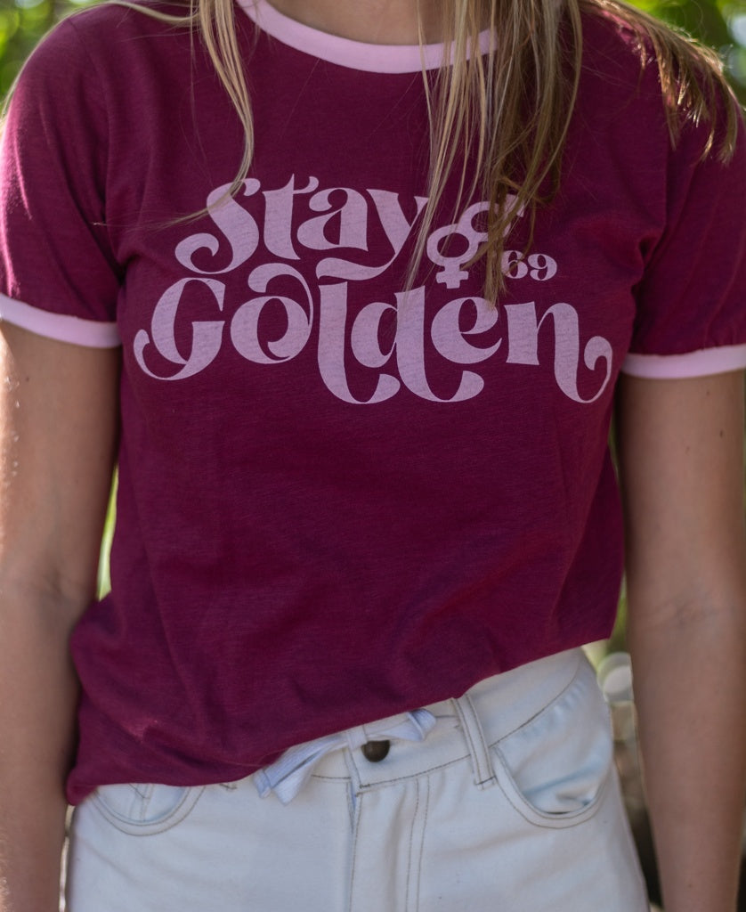 Stay Golden Ringer | Plum