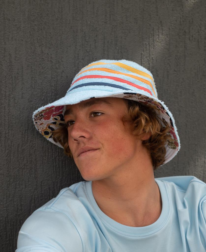 Long Island Terry Bucket Hat | Turquoise