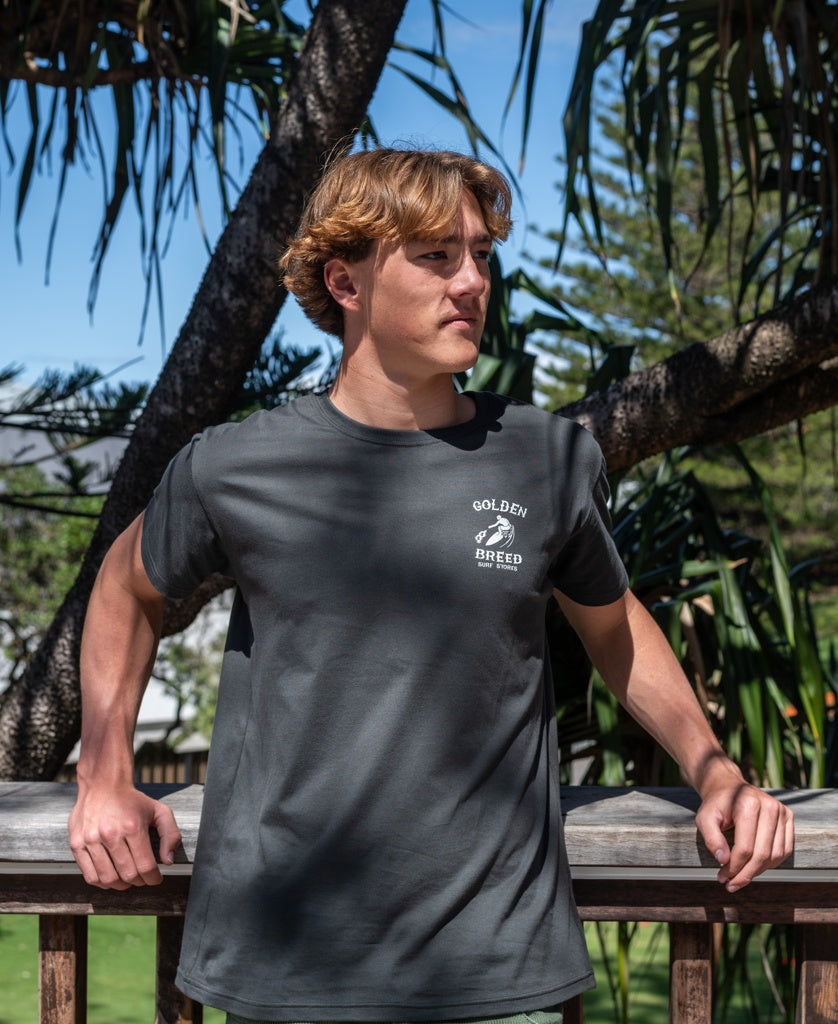 Surf Gang Tee | Wash Black