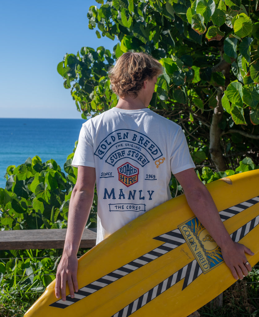 Golden Breed Manly Herring Tee | Off White - T-Shirts