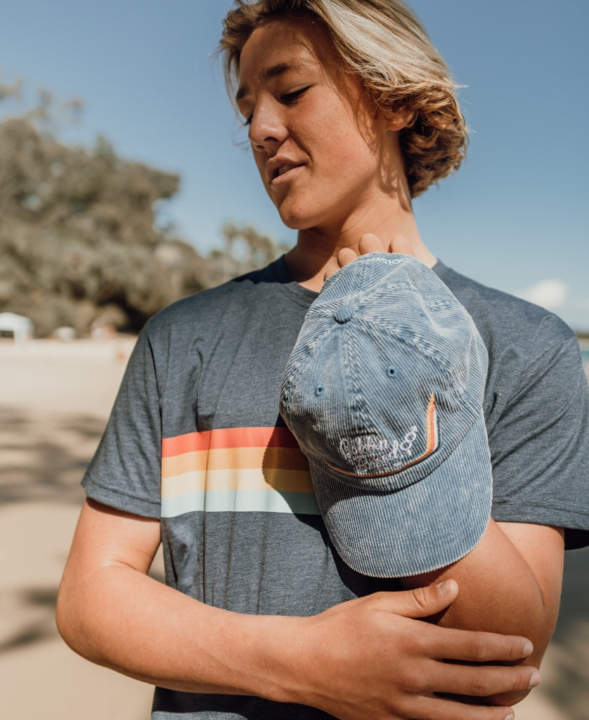 Golden Breed Hancock Cord Cap | Blue - Hats