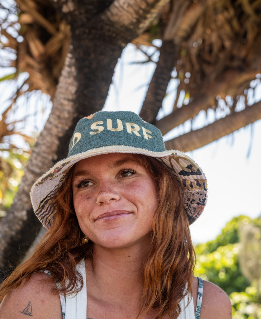 Ferry Terry Bucket Hat | Fern
