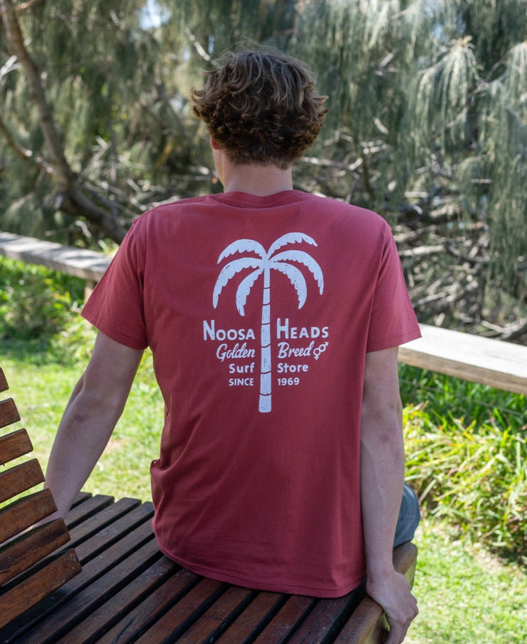 Noosa Palm Loco Tee | True Red