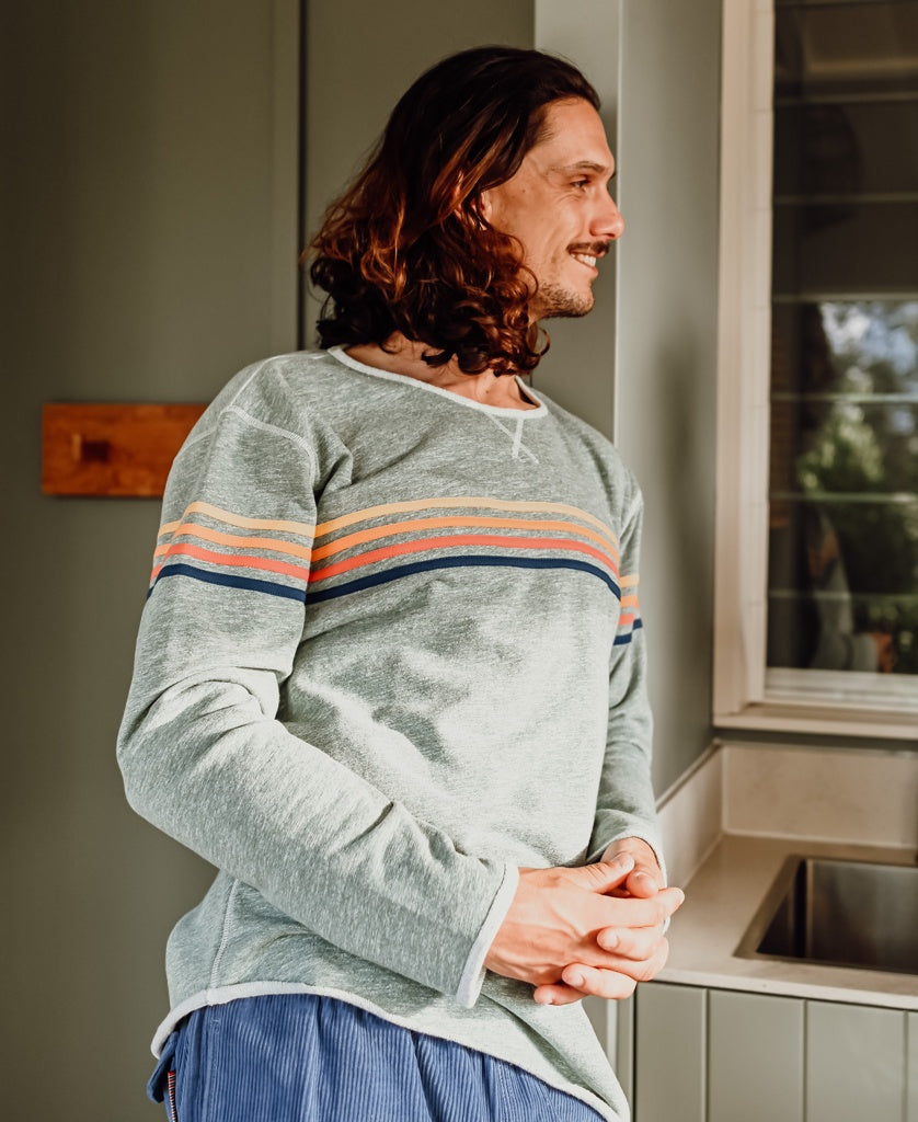 Long Island Rag Top | Green Marle Stripe-Golden Breed