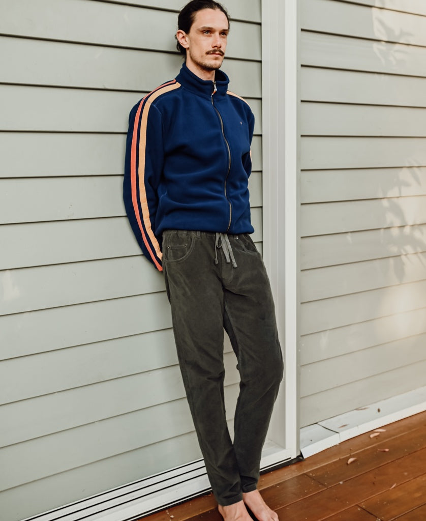 Catch Stretch Cord Pant | Wash Black-Golden Breed