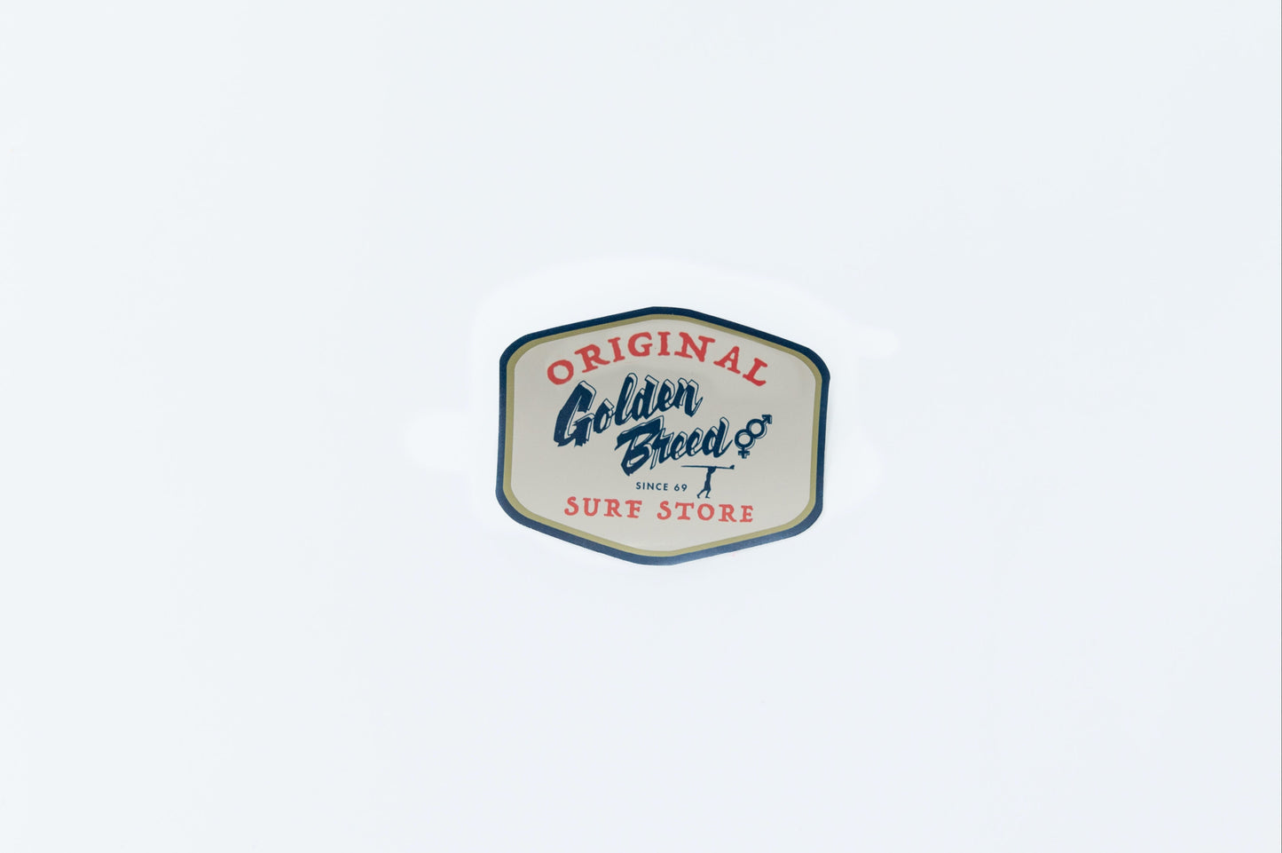 GB Al Sticker | Cream-Golden Breed