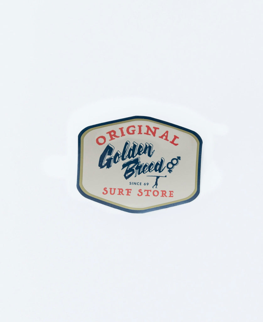 Golden Breed GB Al Sticker | Cream - Decorative Stickers