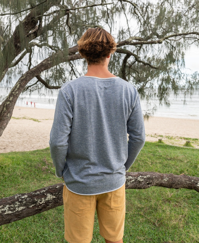 Classic Rag Top | Navy Marle-Golden Breed