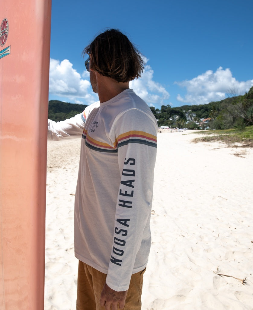 Noosa Cali LS Tee | Off White-Golden Breed