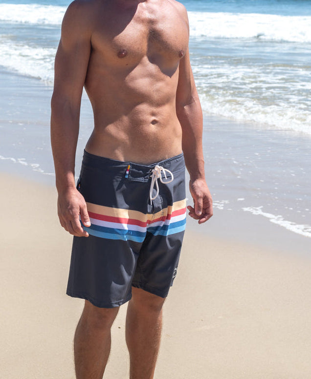 Golden Breed GoJo Boardie | Wash Black - Boardshorts