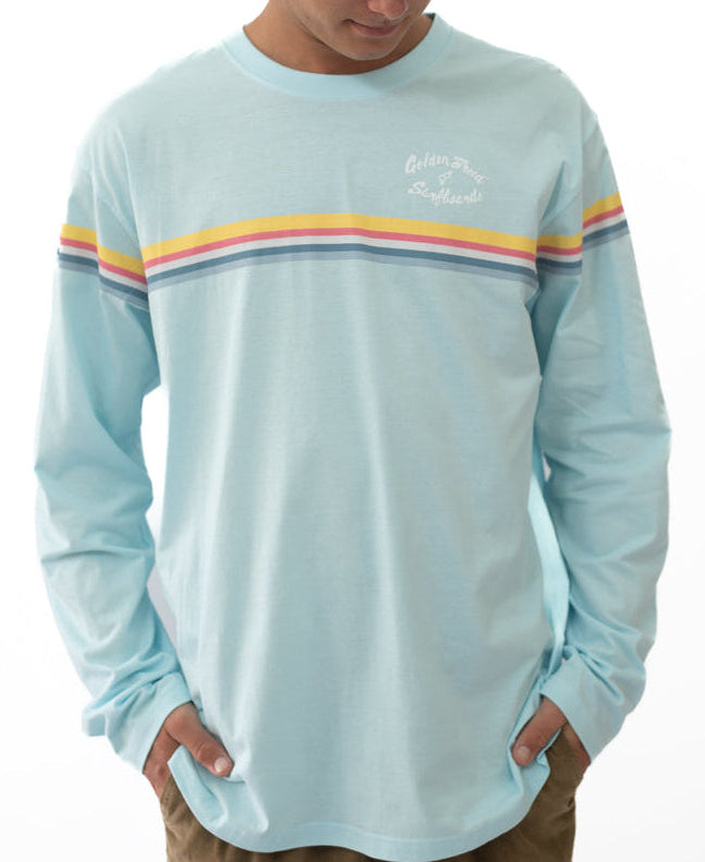 Golden Breed California LS Tee | Turquoise - T-Shirts