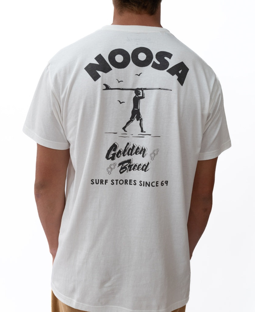 Noosa Shanty Tee | Off White-Golden Breed