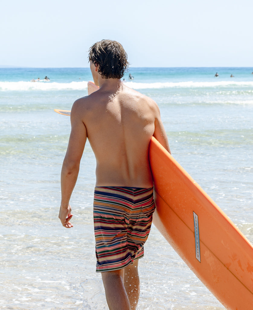 Golden Breed Daze Boardshort | Stripe - Boardshorts