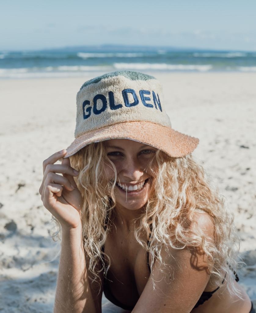 Ferry Terry Bucket Hat | Bleach Gold-Golden Breed