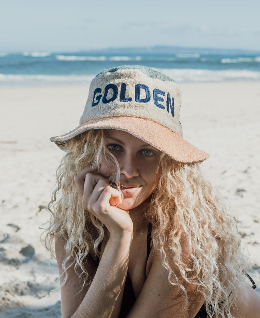 Ferry Terry Bucket Hat | Bleach Gold-Golden Breed