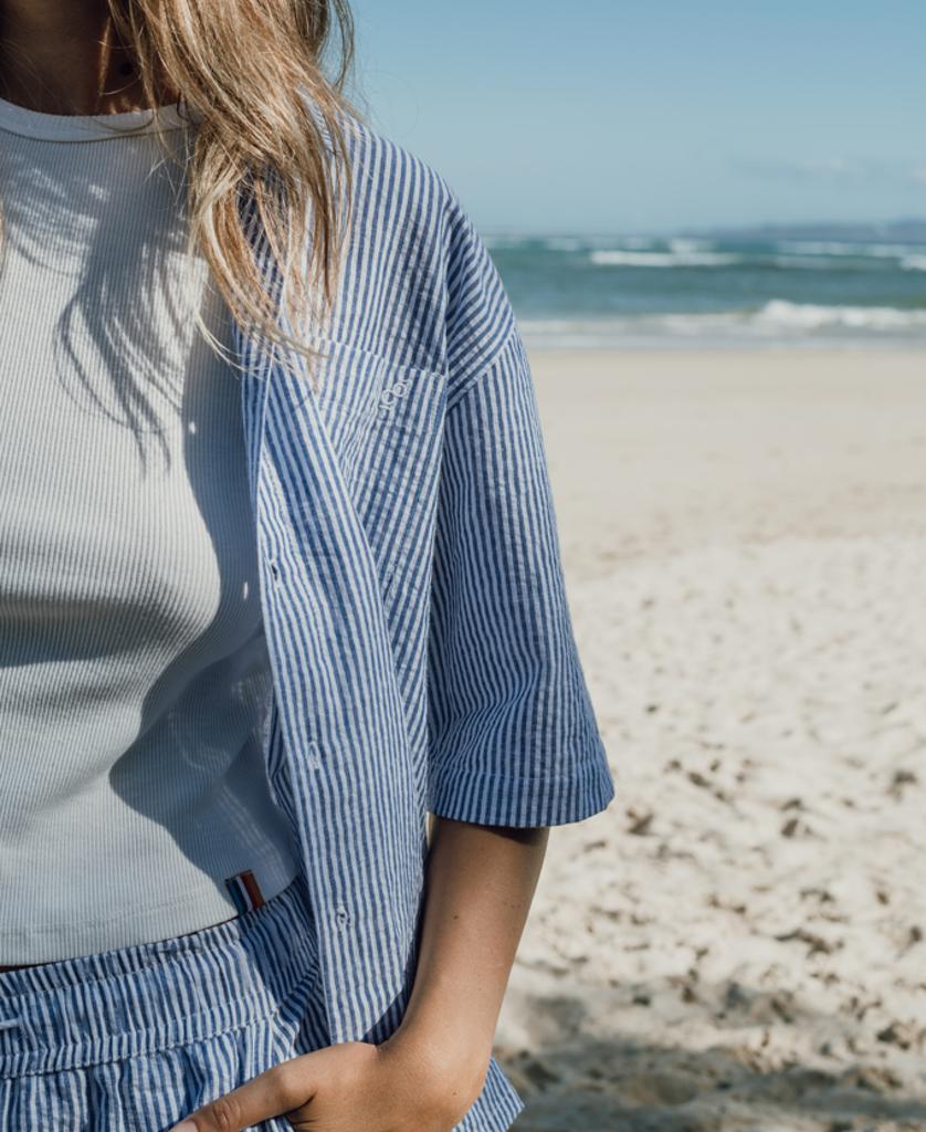 Bailey Shirt | Stripe-Golden Breed