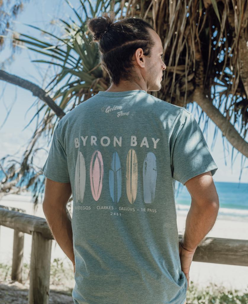 Byron Boards Tee | Green Zumba-Golden Breed