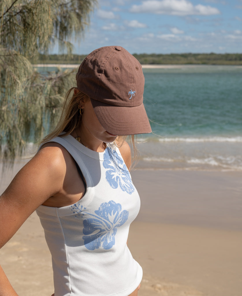 Golden Breed Rosa Hibiscus Tank | Finch/Off White - Tank Tops