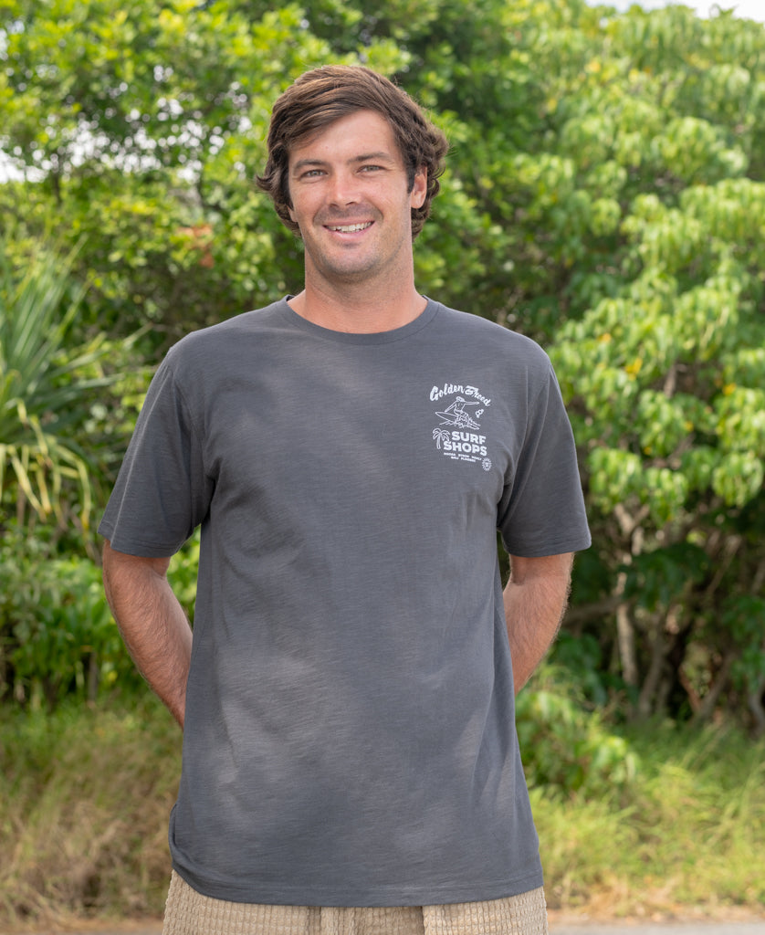 Golden Breed Java Tee | Wash Black - T-Shirts