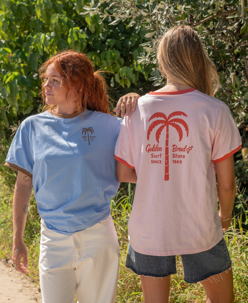 Golden Breed Palm Loco Retro | Finch/Espresso - T-Shirts