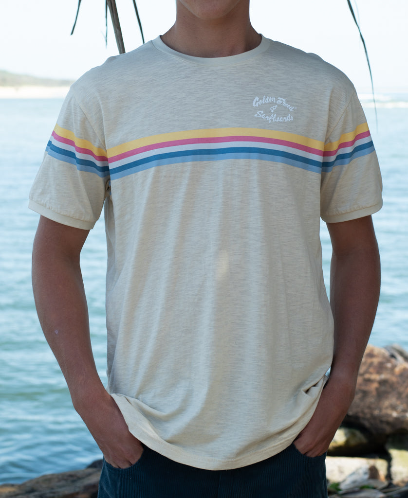 Golden Breed GoJo Ringer Tee | Cream - T-Shirts