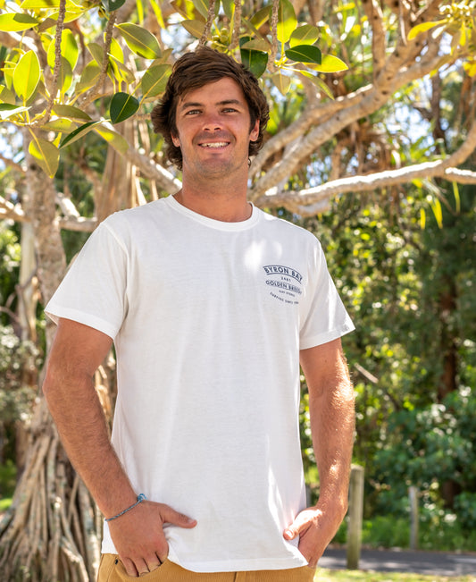 Byron Map Tee | off White