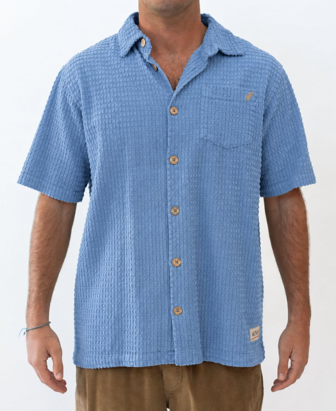 Golden Breed El Shirto Cord Shirt | Ocean - Shirts